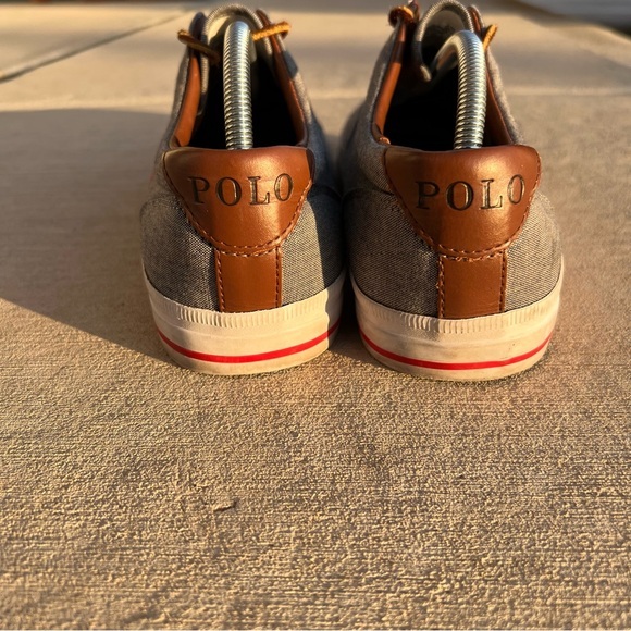 Polo Ralph‎ Lauren Men’s Grey Shoes Size - 10.5 D - Picture 10 of 11